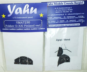 Yahu YMA7230 Fokker DXXI Finland early (MPM / Special Hobby) 1/72
