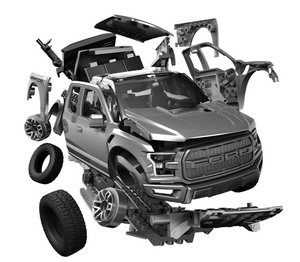 Airfix 6053 QUICKBUILD Ford F-150 Raptor - Gray – image 7