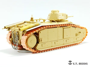 Maquette ET Model P35-019 Char de combat français B1 bis de la Seconde Guerre mondiale, chenilles fonctionnelles (impression 3D), échelle 1/35 – image 6