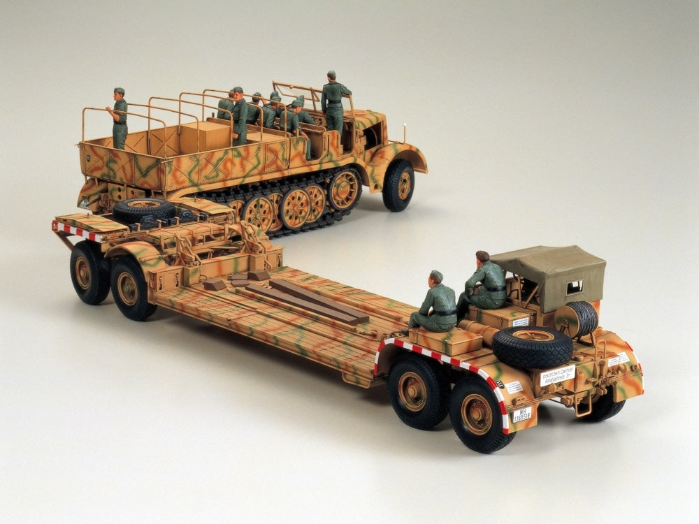 Tamiya 35246 German 18 Ton Heavy Half-Track "Famo" and Tank Transporter Sd.Ah.116 1/35