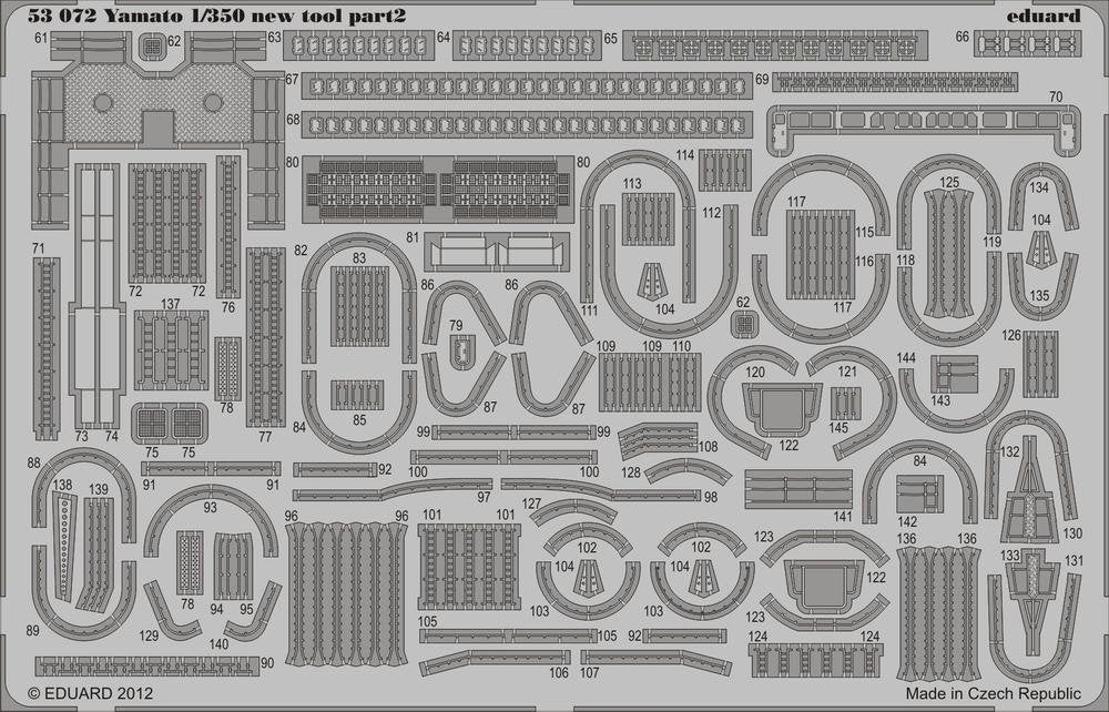 Eduard 53072 Yamato, nouveau moule 1/350 Tamiya – image 2