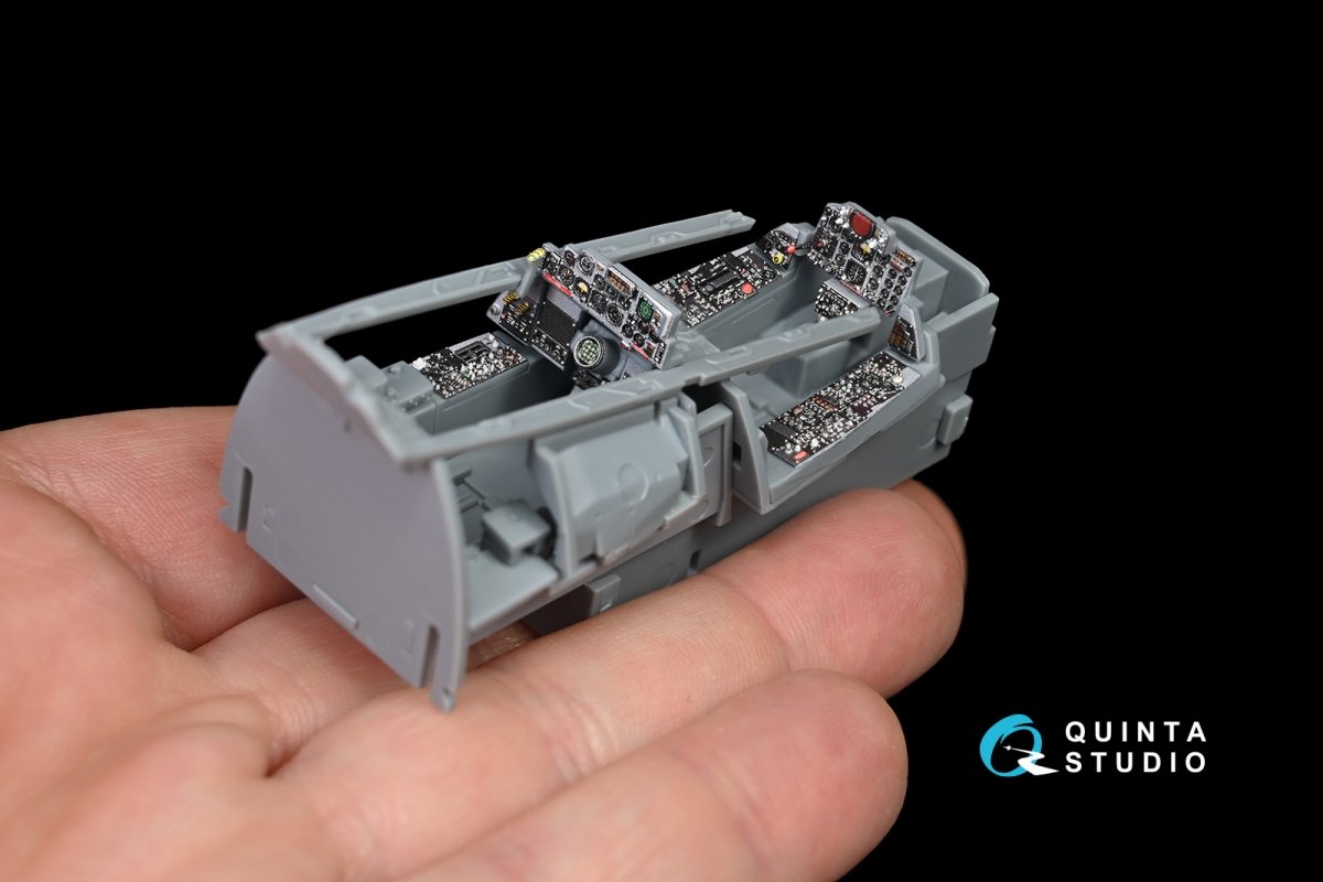 Quinta Studio QD48131 F-4E early/F-4EJ 3D-Printed &amp;amp; coloured Interior on decal paper (for ZM SWS kit) 1/48 – zdjęcie 6