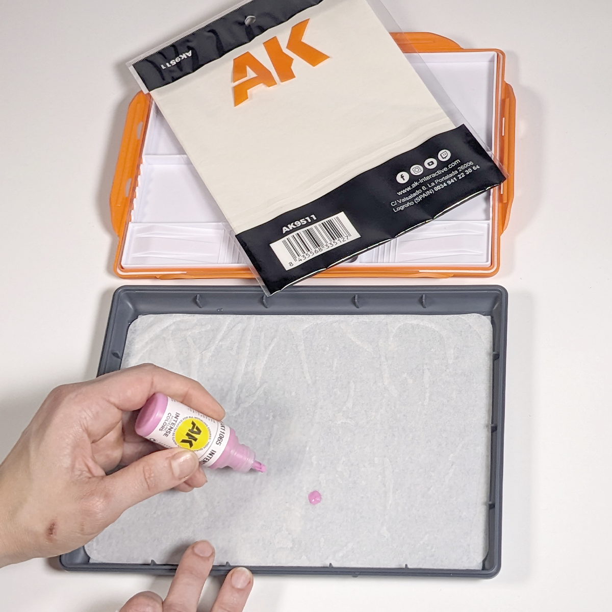 AK Interactive AK9510 AK WET PALETTE - Mokra paleta – zdjęcie 8