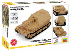Zvezda 5041 German tank destroyer FERDINAND 1/72 – Bild 2