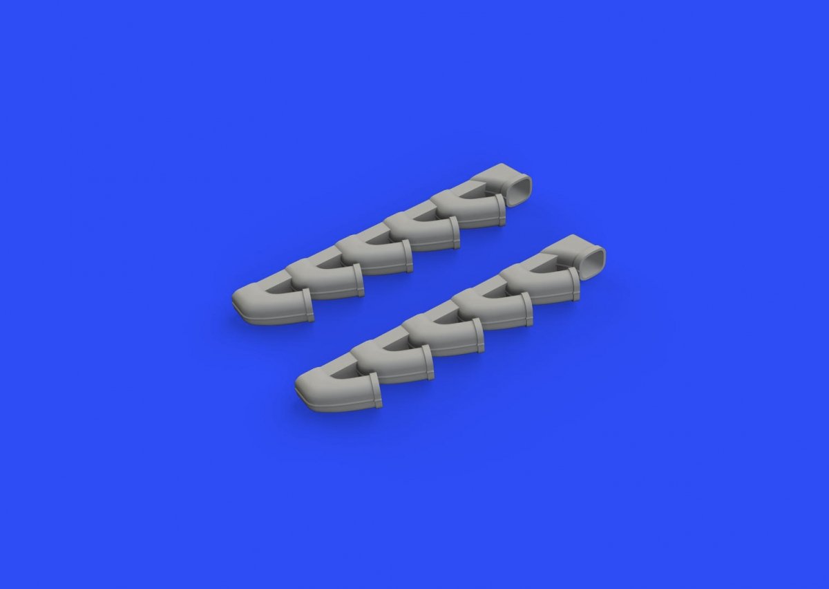 Eduard 648588 Il-2 exhaust stacks 1/48 TAMIYA – zdjęcie 3
