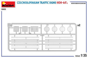Miniart 35655 CZECHOSLOVAKIAN TRAFFIC SIGNS 1930-40&amp;#39;s 1/35 – image 4