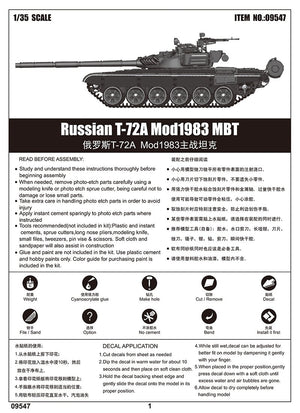 Trumpeter 09547 Russian T-72A Mod 1983 1/35 – image 19