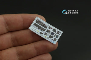Quinta Studio QDS-48277 F/A-18А 3D-Printed &amp;amp; coloured Interior on decal paper (HobbyBoss)(Small version) 1/48 – immagine 6