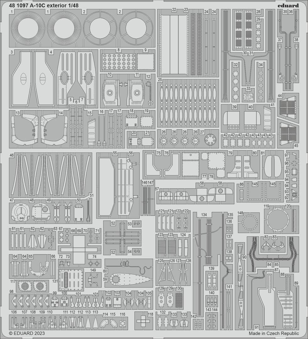 Eduard 481097 A-10C exterior HOBBY BOSS 1/48