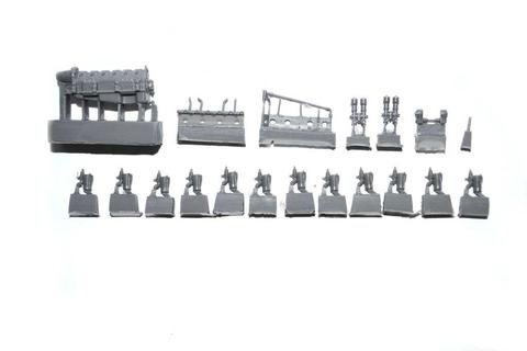 Copper State Models E48-008 RAF 4a 150 hp Aircraft Engine Set 1/48 – zdjęcie 2