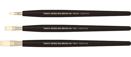 Tamiya 87157 Pędzel płaski HG Extra Small