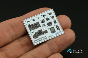 Quinta Studio QD48370 F-4E late without DMAS 3D-Printed &amp;amp; coloured Interior on decal paper (Meng) 1/48 – imagen 7