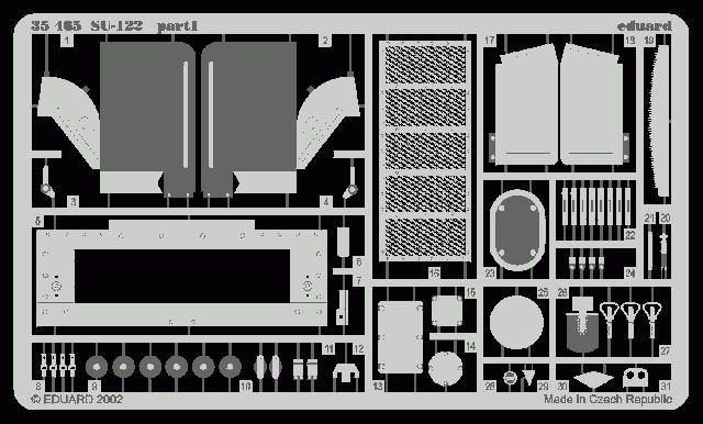 Camion cargo Eduard 35466 US 2 1/2 6x6 au 1/35 Tamiya – image 2