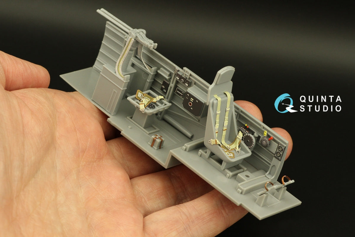 Quinta Studio QD32167 Ju 87D/G 3D-Printed &amp;amp; coloured Interior on decal paper (Hasegawa) 1/32 – Bild 9