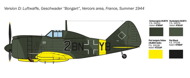 Italeri 1472 Reggiane Re.2002 Ariete 1/72 – Bild 6