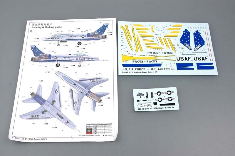 Trumpeter 01649 F-100D Super Saber (1/72) – image 3