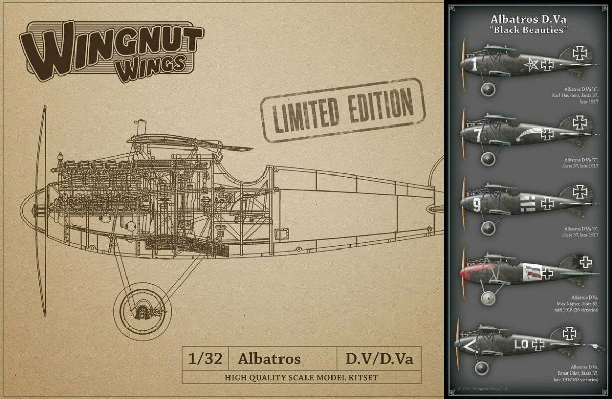 Wingnut Wings 32907 Albatros D.Va “Black Beauties” 1/32