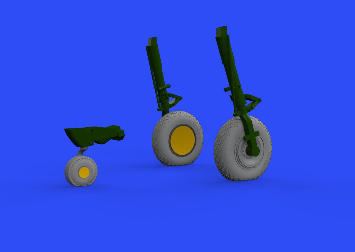 Eduard 648484 P-47D wheels 1/48 TAMIYA – imagen 3
