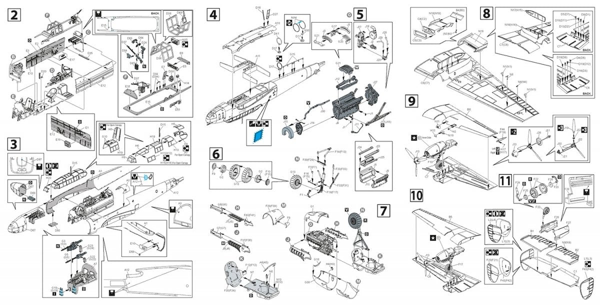 Hobby 2000 32007 Messerschmitt Bf 110 D ( Dragon + Cartograf + Mask ) 1/32 – Bild 3