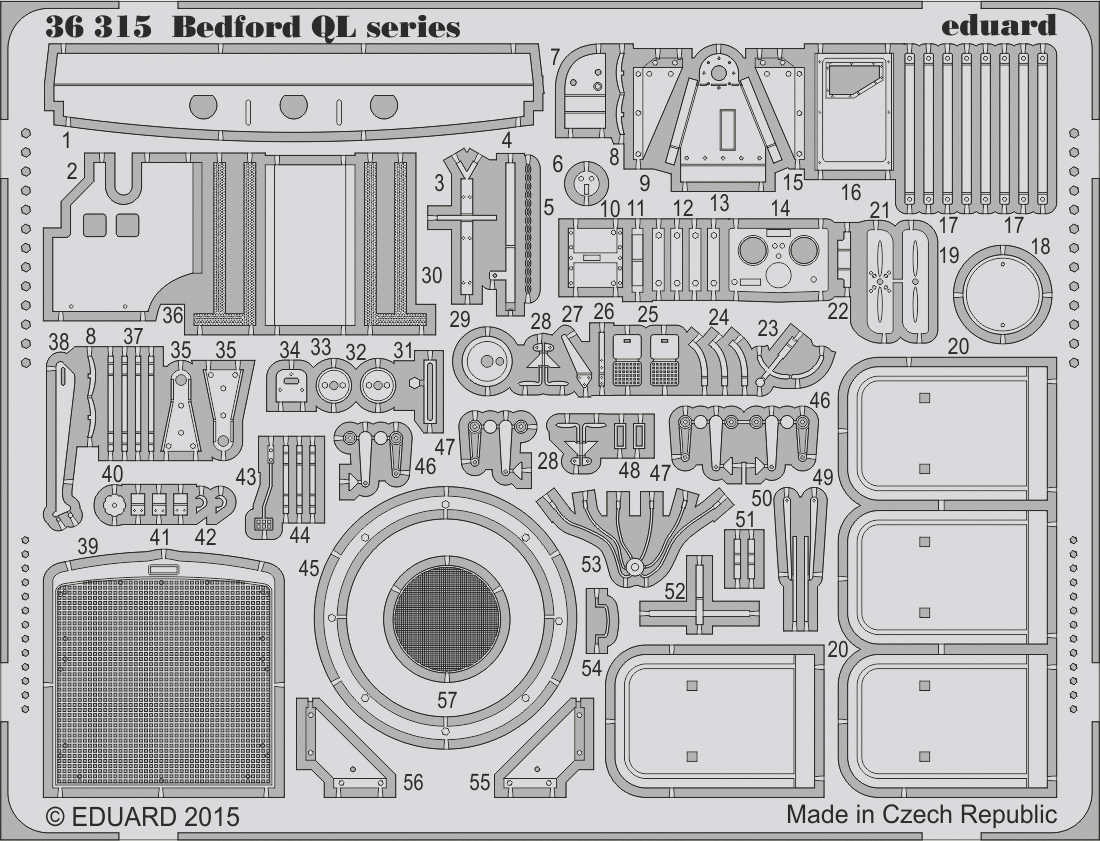 Eduard 36315 Bedford série QL IBG 1/35