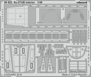 Eduard 49922 Su-27UB interior HOBBY BOSS 1/48 – imagen 2