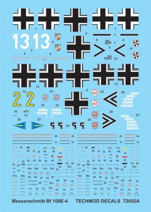 Techmod 72052 - Messerschmitt Bf 109G-2 1/72