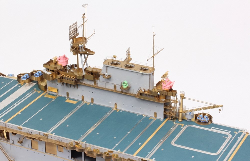 Pontos 27010fn 1/200 USS CV-6 Enterprise 1942 Detail Up Set (Teak Tone wooden deck) 1/200 – immagine 22