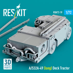RESKIT RSK72-0019 A/S32A-49 (long) Deck Tractor (3D Printed model kit) 1/72 – imagen 2