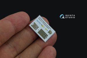 Quinta Studio QD72079 F-15C Early/F-15A/F-15J early 3D-Printed &amp;amp; coloured Interior on decal paper (GWH) 1/72 – zdjęcie 9