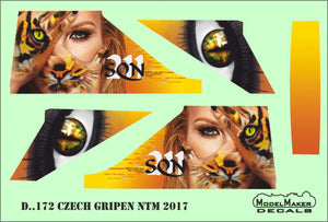 ModelMaker Decals D48172 Czech Gripen NTM 2017 1/48 – immagine 3