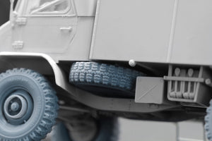 ScaleX WM 35023 Unimog 404 11.0R20 XOrdinary v2 Ordinary wheel set (for AK-Interactive, ICM, Revell) 1/35
