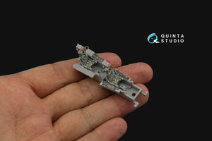 Quinta Studio QD72082 F-4J Early 3D-Printed &amp;amp; coloured Interior on decal paper (Fine Molds) 1/72 – immagine 10