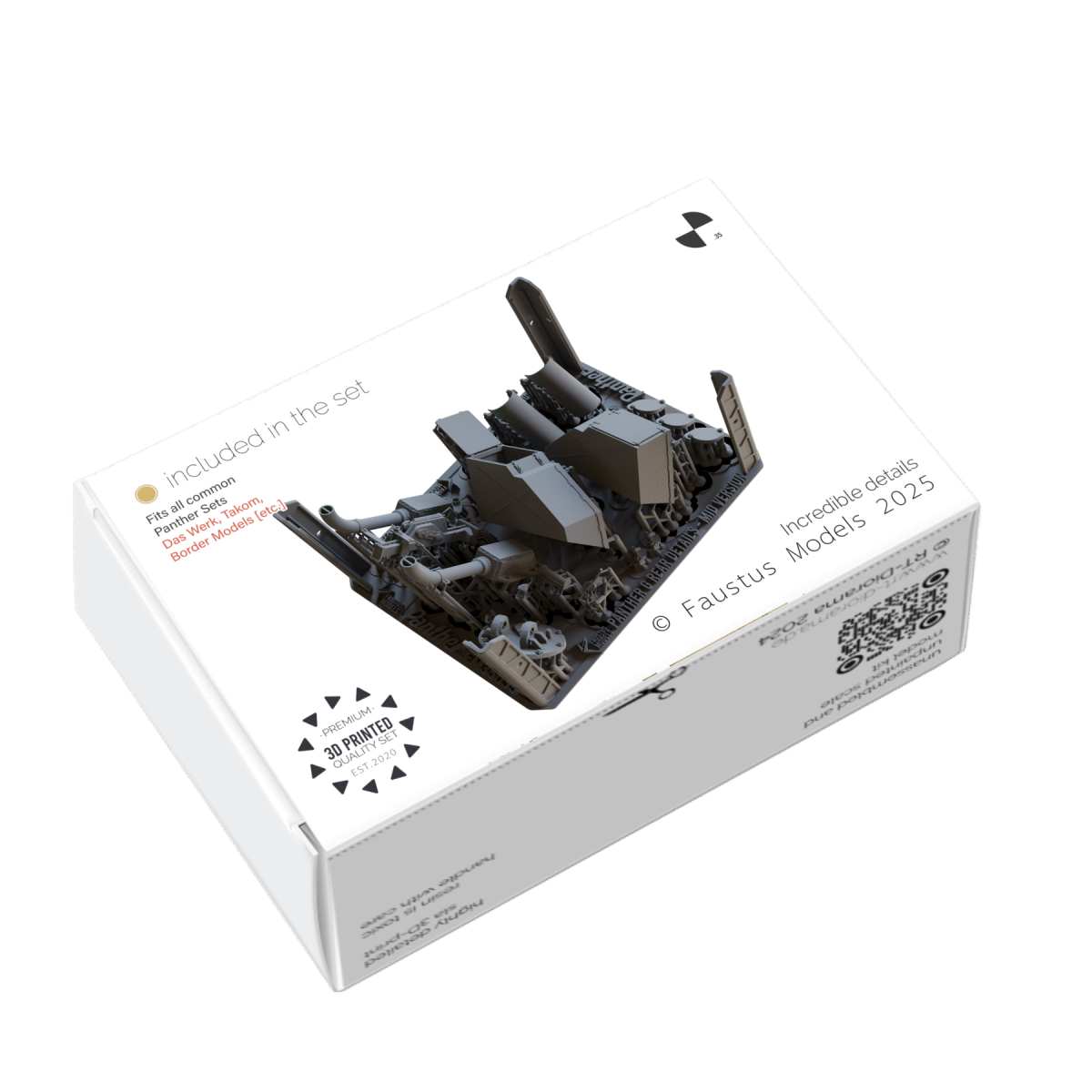 Faustus Models FM35035 Panther G Rear Details – Mid Version 1/35