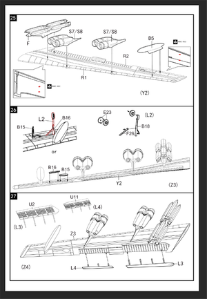Modelcollect UA72200 B-52H U.S. Stratofortress strategic Bomber 1/72 – immagine 34