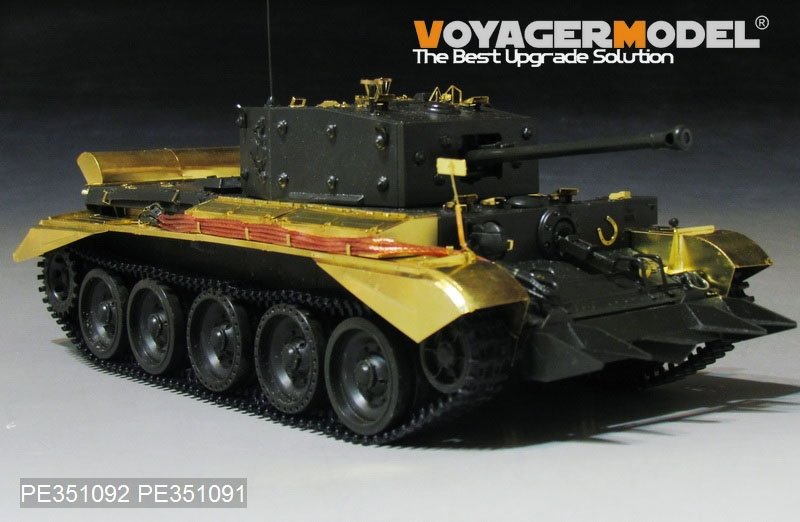 Voyager Model PE351092 WWII UK Cromwell Mk. IV/Centaur C.S.Mk IV Fenders for Tamiya 1/35 – immagine 6