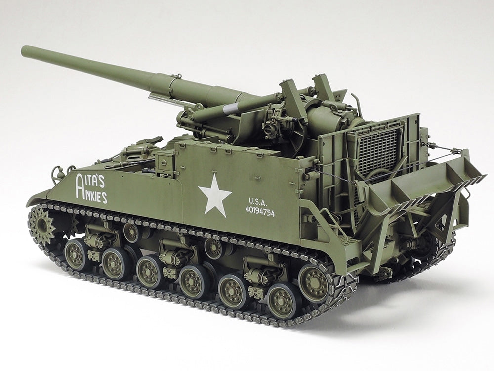 Tamiya 35351 U.S. Self-Propelled 155mm Gun M40 1/35 – immagine 3