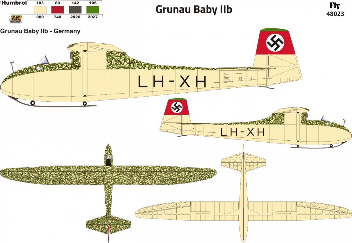 Fly 48023 Grunau Baby IIB Germany 1/48 – immagine 3
