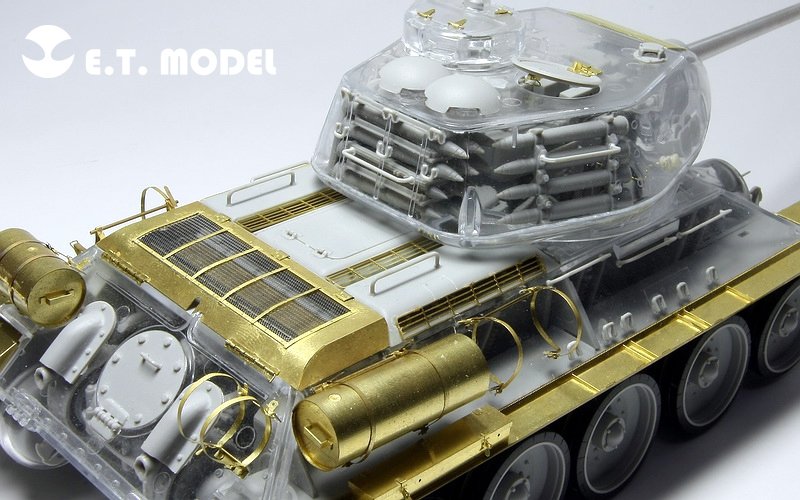 ET Modèle E35-020 T-34/85 soviétique de base de la Seconde Guerre mondiale (Pour AFV CLUB 35S56) (1/35) – image 3