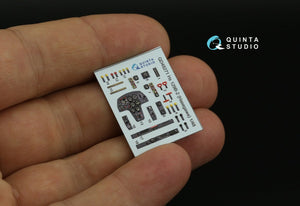 Quinta Studio QD48271 Hs 129B-2 3D-Printed &amp;amp; coloured Interior on decal paper (Hasegawa) 1/48 – immagine 8