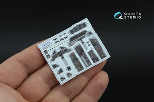 Quinta Studio QDS-48596 F-15E 3D-Printed &amp;amp; coloured Interior on decal paper (Hasegawa) (Small version) 1/48 – immagine 4