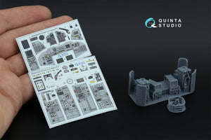 Quinta Studio QDS+32228 Tornado Gr.4 3D-Printed &amp;amp; coloured Interior on decal paper (Italeri) (Small version) (with 3D-printed resin parts) 1/32 – immagine 2