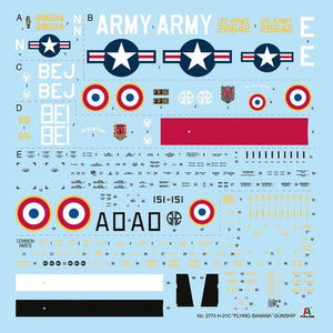Italeri 2774 H-21C &amp;quot;Flying Banana&amp;quot; Gunship 1/48 – immagine 4