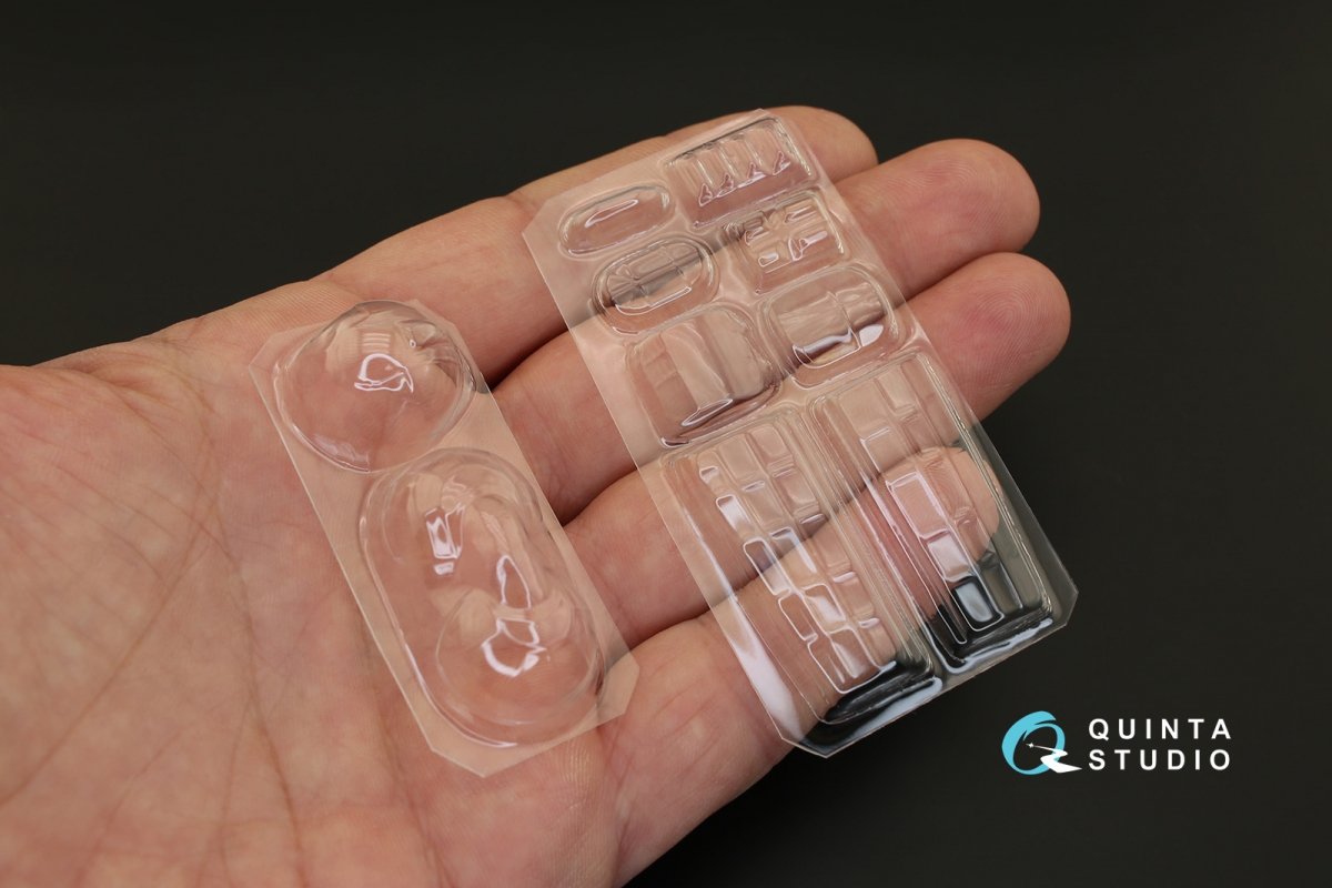 Quinta Studio QC48100 IL-4 vacuformed clear canopy (for Xuntong kit) 1/48 – immagine 3