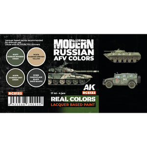 Peintures AK Interactive RCS132 pour véhicules blindés russes modernes (4 x 17 ml) – image 2