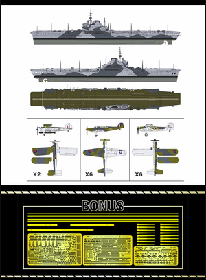 FlyHawk Model FH1152S-SET HMS Formidable 1941 Deluxe Edition SET 1/700 – image 5