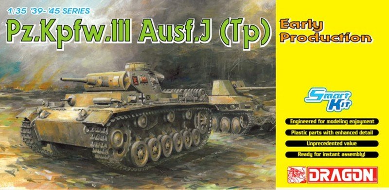Dragon 6543 Pz.Kpfw.III Ausf.J (Tp) Première production (1/35)