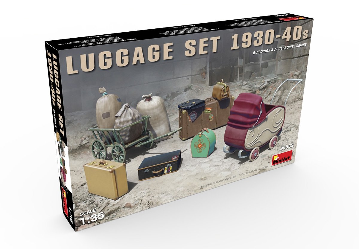 MiniArt 35582 LUGGAGE SET 1930-40s 1/35 – zdjęcie 2