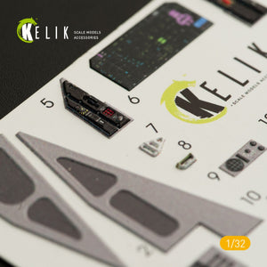 Décalcomanies 3D intérieures KELIK K32009 pour maquette Trumpeter au 1/32 – image 5