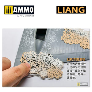 Liang 0007 Salt Weathering Effects Airbrush Stencils (Intensive) – immagine 7