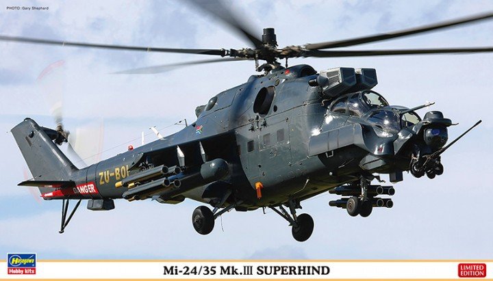 Hasegawa 02209 Mi-24/35 Mk.III Superhind 1/72